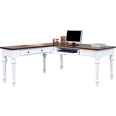 Martin Writing Desk, Drop Front Pencil Drawer, 2 Grommets (IMDU686)