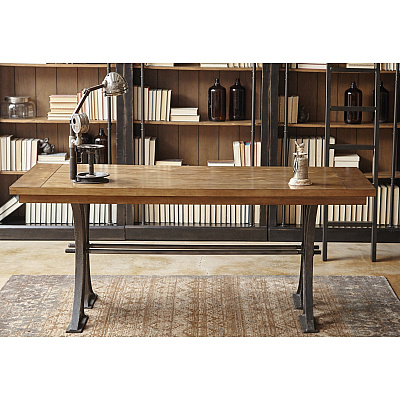 Martin Toulouse Writing Desk with Heavy Cast Legs (IMTE384TBLBR)