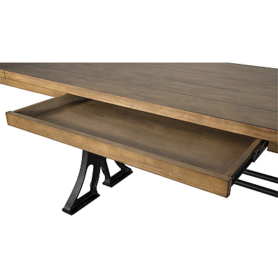 Martin Toulouse Writing Desk with Heavy Cast Legs (IMTE384TBLBR)