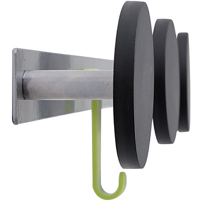 Alba Triple Metal Wall Coat Peg (PMS3)