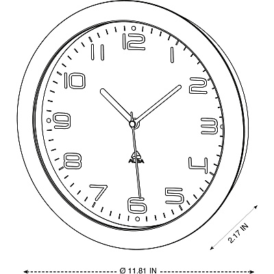 Alba Wall Clock (HORNEWM)