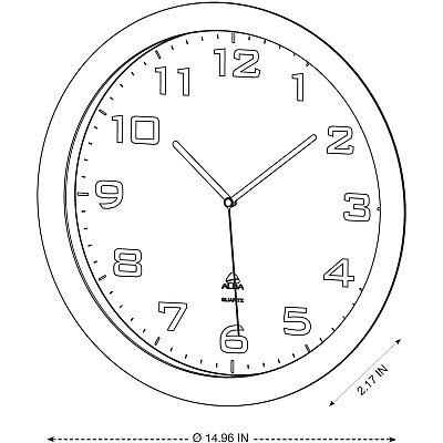Alba Wall Clock (HORISSIMON)