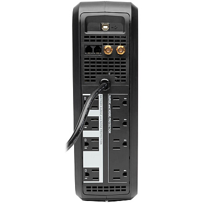 Tripp Lite SmartPro LCD 120V 1000VA 500W Line-Interactive UPS, AVR, Tower, USB, TEL/DSL/Coax Protection, 8 Outlets (SMART1000LCD)