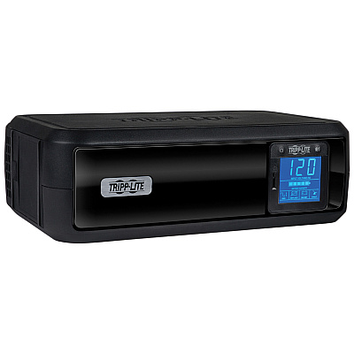 Tripp Lite SmartPro LCD 120V 1000VA 500W Line-Interactive UPS, AVR, Tower, USB, TEL/DSL/Coax Protection, 8 Outlets (SMART1000LCD)