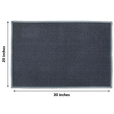 Sloppy Chef Accent Rug 20x30 Charcoal, 1 Each (PNP-JKT-20X30-CH)