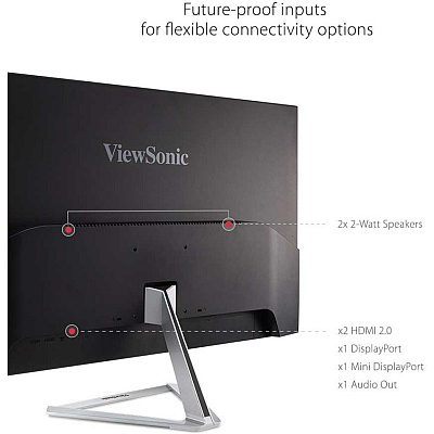 Viewsonic VX3276-4K-MHD 32 Inch 4K UHD Monitor with Ultra-Thin Bezels, HDR10 HDMI and DisplayPort for Home and Office