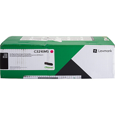 Lexmark Original Laser Toner Cartridge - Magenta - 1 Each (LEXC3210M0)