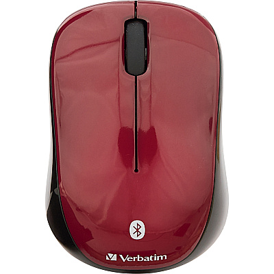 Verbatim Bluetooth Wireless Tablet Multi-Trac Blue LED Mouse - Garnet (70240)