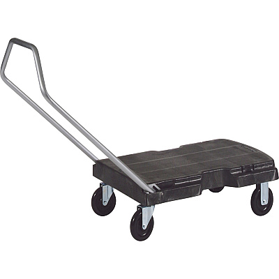 Rubbermaid Commercial Utility Duty Triple Trolley (RCP440100BK)