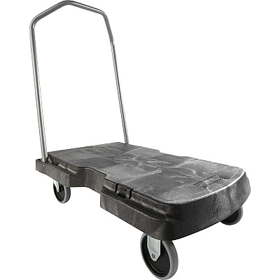 Rubbermaid Commercial Utility Duty Triple Trolley (RCP440100BK)