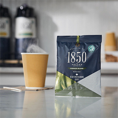 1850 Ground Pioneer Blend Decaf Coffee (FOL21513)