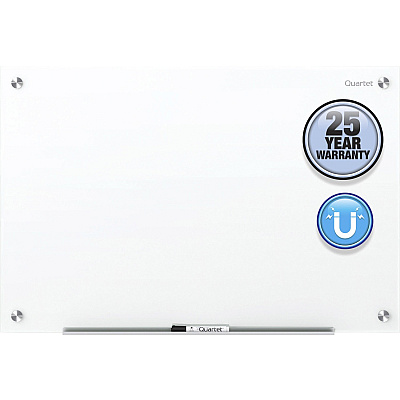 Quartet Magnetic Glass Dry-Erase Board (QRTG23624W)