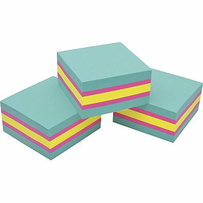 Post-it Super Sticky Notes Cube (MMM2027SSAFG3PK)