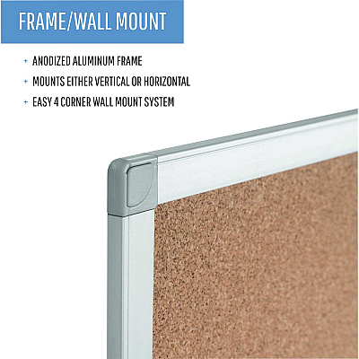 Bi-silque Ayda Cork Bulletin Board (BVCCA02409214)