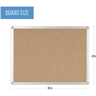 Bi-silque Ayda Cork Bulletin Board (BVCCA03409214)