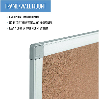Bi-silque Ayda Cork Bulletin Board (BVCCA03409214)
