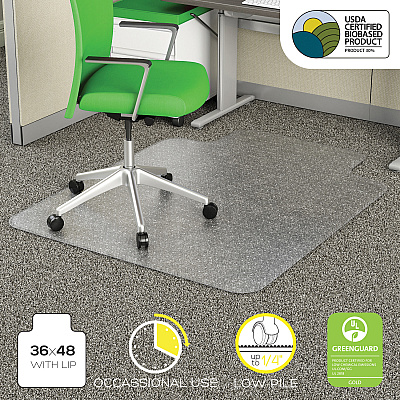 deflecto EconoMat Chair Mat (DEFCM11113PB)