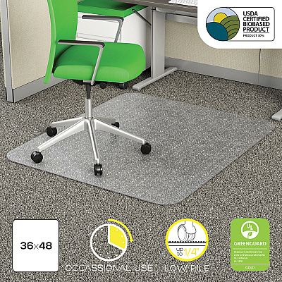 deflecto EconoMat Chair Mat (DEFCM11142PB)