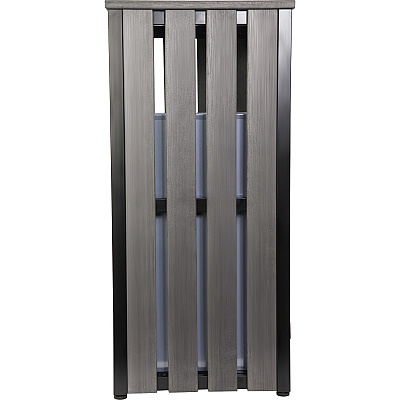 Lorell Faux Wood Outdoor Waste Bin (LLR42693)