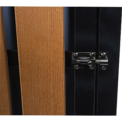 Lorell Faux Wood Outdoor Waste Bin (LLR42692)