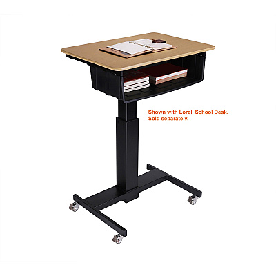 Lorell Sit-to-Stand School Desk w/Large Book Box (LLR00077)