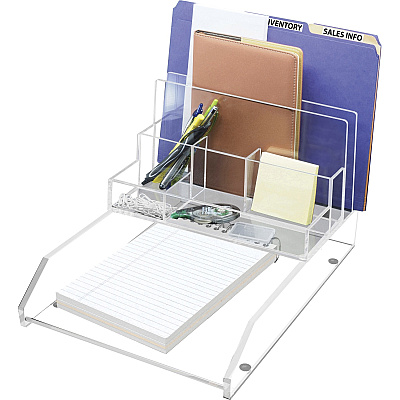 Kantek Acrylic File Sorter Desk Organizer (KTKAD245)