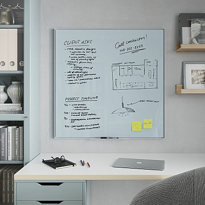 U Brands Frosted Glass Dry Erase Board (UBR2825U0001)