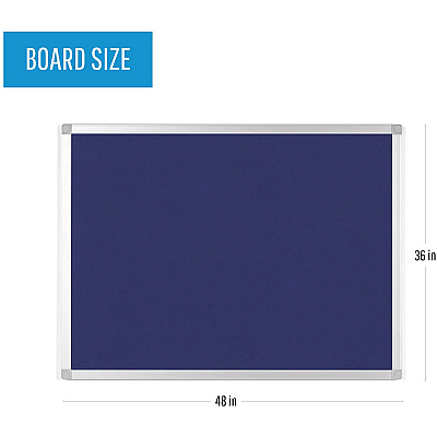 MasterVision Ayda Fabric 36"W Bulletin Board (BVCFA05439214)