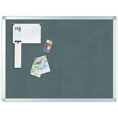 Bi-silque Ayda Fabric 36"W Bulletin Board (BVCFA05429214)