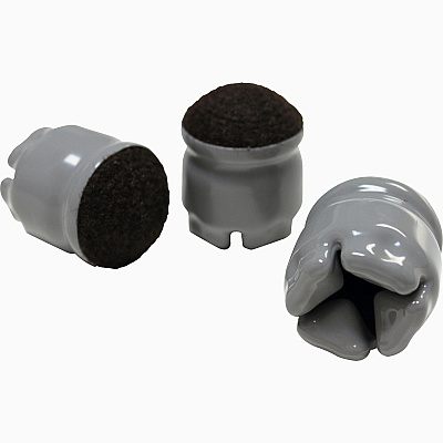 Lorell 1-3/8" Round Leg Slip-on Floor Savers (LLR00121)