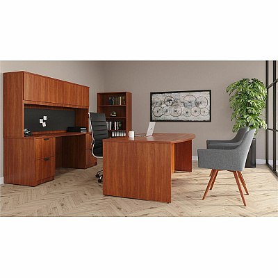 Lorell Mid-century Modern Flannel Guest Chair (LLR68560)
