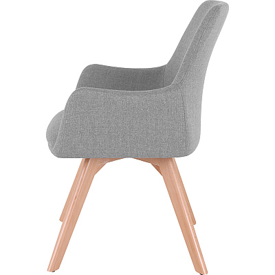 Lorell Mid-century Modern Flannel Guest Chair (LLR68560)