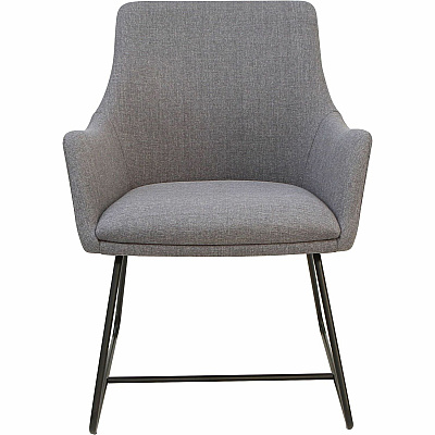 Lorell Mid-century Modern Flannel Guest Chair (LLR68562)