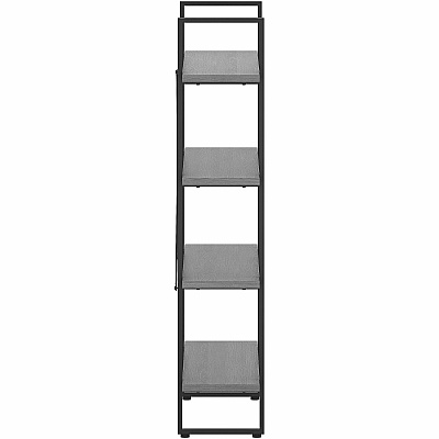 Lorell SOHO Rustic Metal Frame Bookcase (LLR97620)
