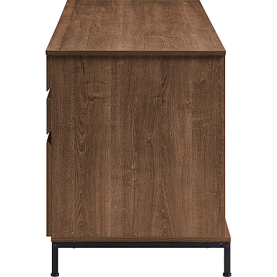 Lorell SOHO Desk with Side Drawers (LLR97615)