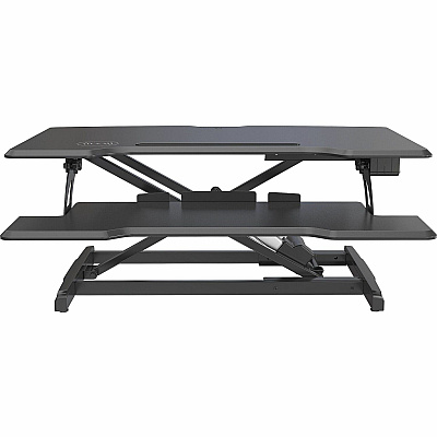 Lorell Electric Desk Riser with Wireless Device Charging (LLR99530)