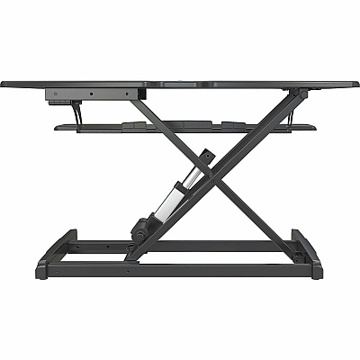 Lorell Electric Desk Riser with Wireless Device Charging (LLR99530)