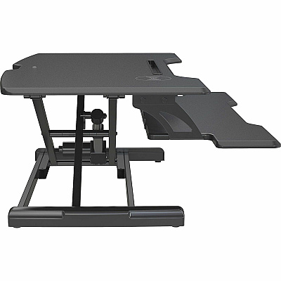 Lorell Electric Desk Riser with Wireless Device Charging (LLR99530)