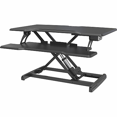 Lorell Electric Desk Riser with Wireless Device Charging (LLR99530)