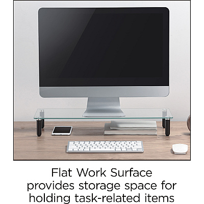 Lorell 4-leg Single-Shelf Monitor Stand (LLR99533)
