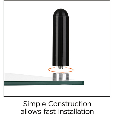 Lorell 4-leg Single-Shelf Monitor Stand (LLR99533)