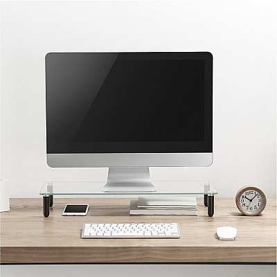 Lorell 4-leg Single-Shelf Monitor Stand (LLR99533)