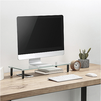 Lorell 4-leg Single-Shelf Monitor Stand (LLR99533)