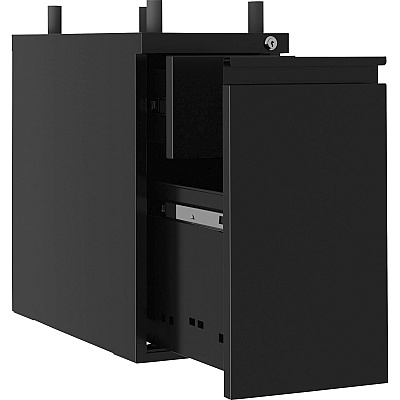 Lorell Slim Hanging Tower File Cabinet with Concealed Drawer (LLR00045)