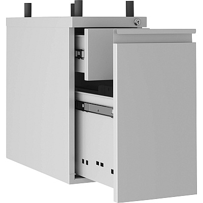 Lorell Slim Hanging Tower File Cabinet with Concealed Drawer (LLR00046)