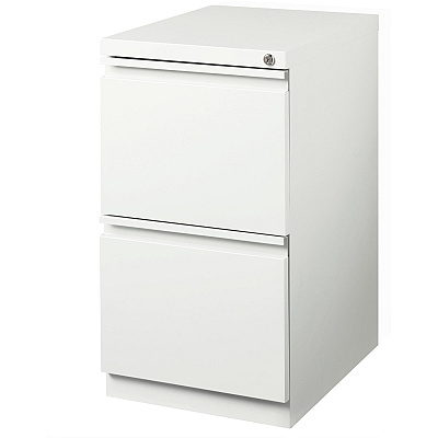 Lorell 20" File/File Mobile File Cabinet with Full-Width Pull (LLR00050)