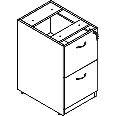 Lorell Essentials Series File/File Fixed File Cabinet (LLR18221)