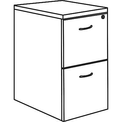 Lorell Essentials Series File/File Mobile File Cabinet (LLR18219)