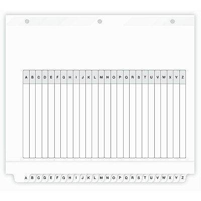 Avery A-Z Black & White Table of Contents Dividers (AVE11828)