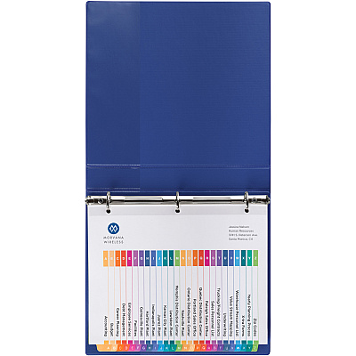 Avery A-Z Customizable Multicolor TOC Dividers (AVE11832)